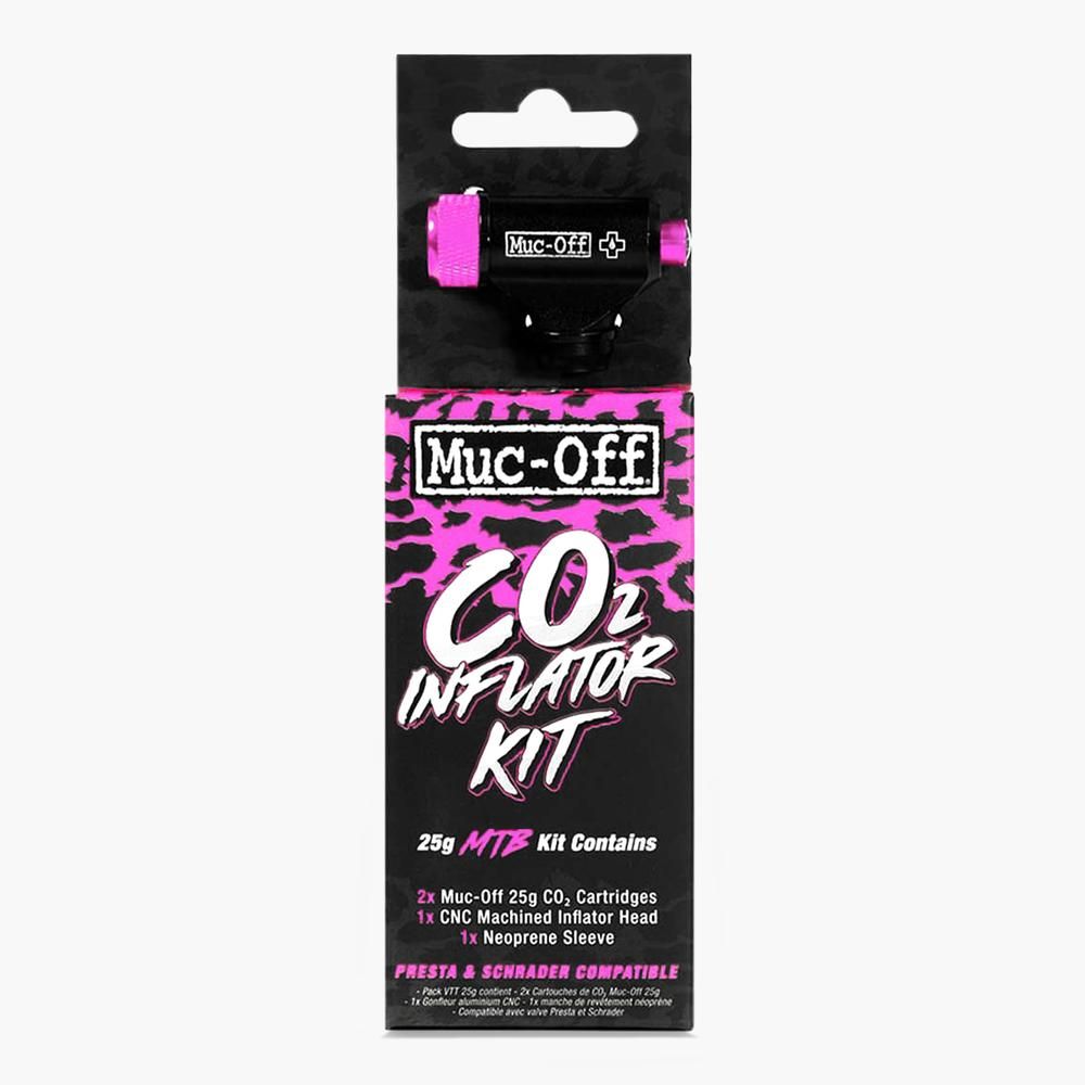 CO2 cartridge pump Muc-Off CO2 MTB Inflator Kit black
