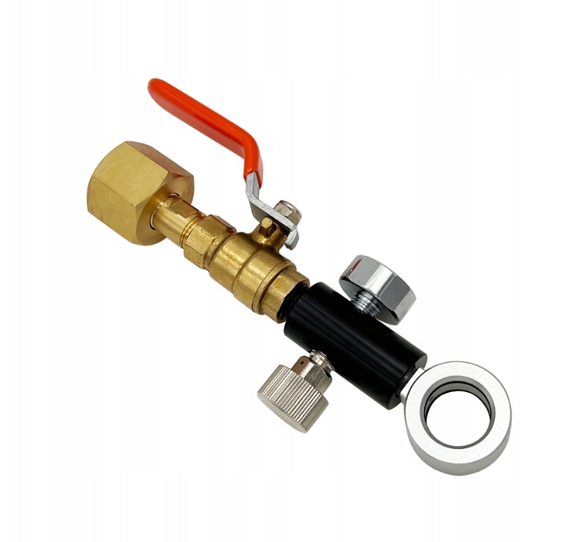 CO2 refill station for Sodastream DUO cylinders with quick coupler and valve Product weight with unit packaging 1 kg