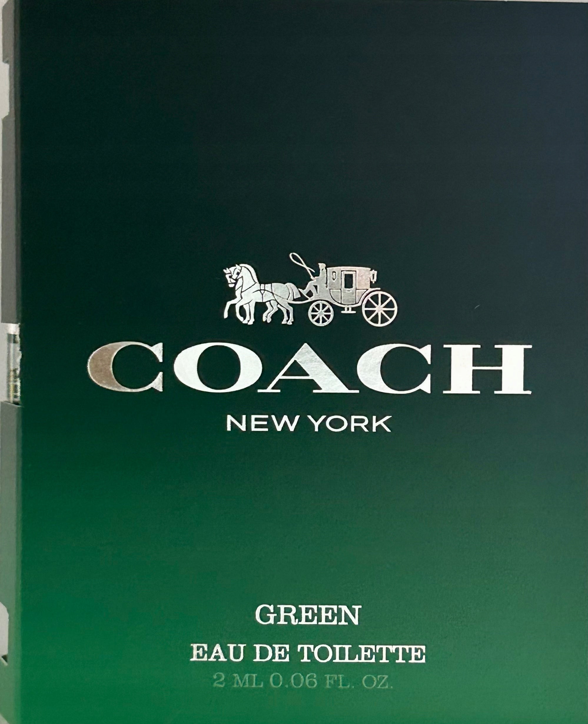 COACH GREEN COACH FOR MEN EDT 2 ML