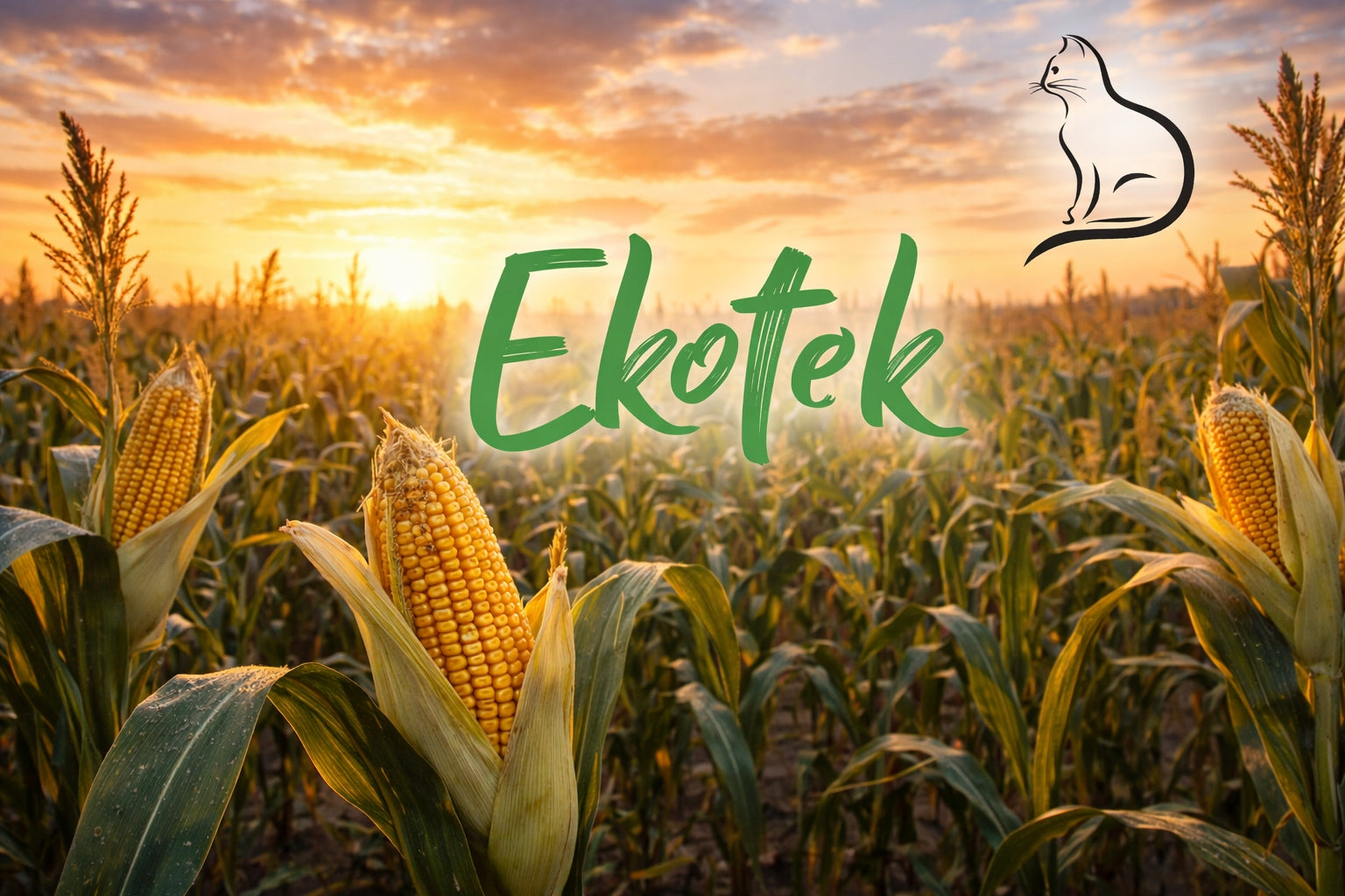 COARSE corn litter EKOTEK 20L for cats 12 kg Volume 20 l