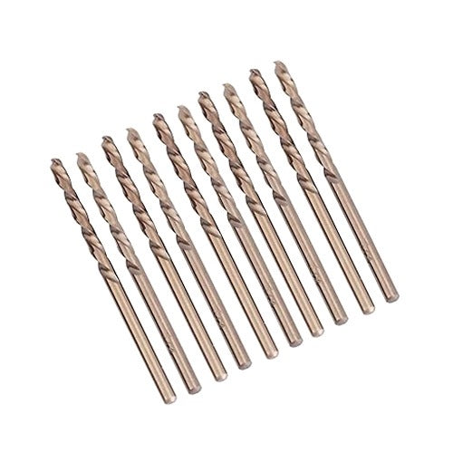 COBALT DRILL BITS M35 FOR METAL SET OF 10 PCS. 1 0 5 0 MM HSS metal