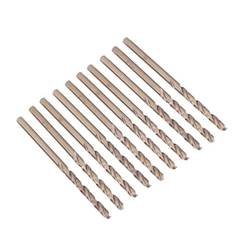 COBALT DRILL BITS M35 HSS CO SET OF 10 FOR METAL STEEL METAL Brand no brand