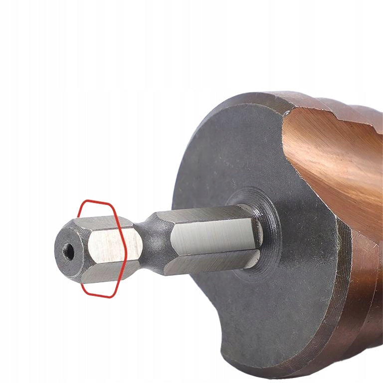 COBALT DRILL BITS STEP CONICAL FOR METAL STEEL SET HSS-Co 3 pieces Purpose for sheet metal for wood for metal for plastic universal