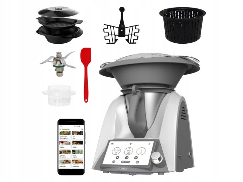 COBBO 7 OC-1 (WiFi) 1500W Multifunction Robot with Weight and Cooking Function