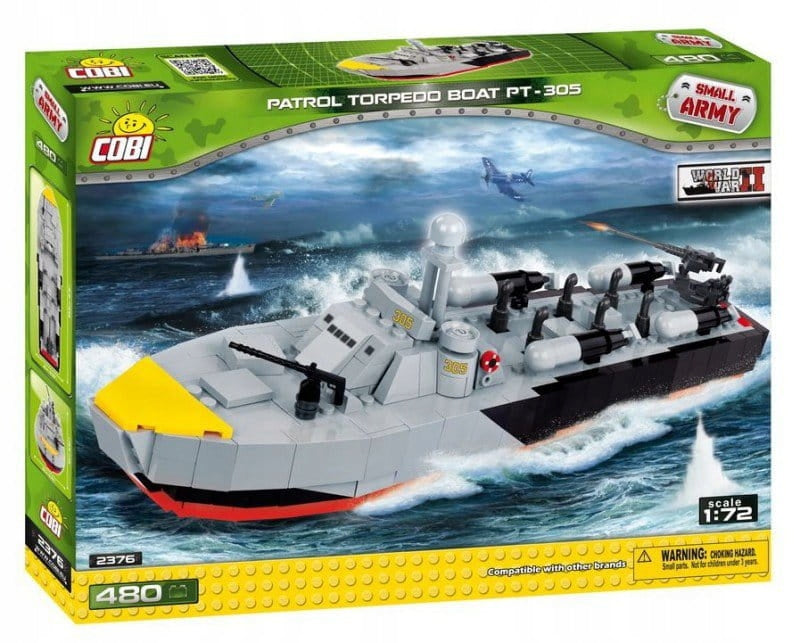 Zusammengebautes Modell des Patrouillentorpedoboots Cobi, 2376, 480 d. 