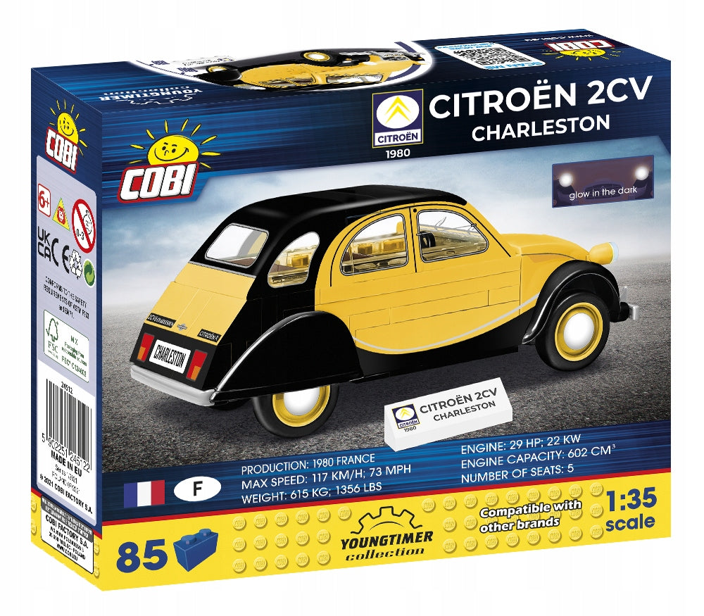 Konstrukteur Cobi Citroen 2CV Charleston 1980, 1/35, 24512 