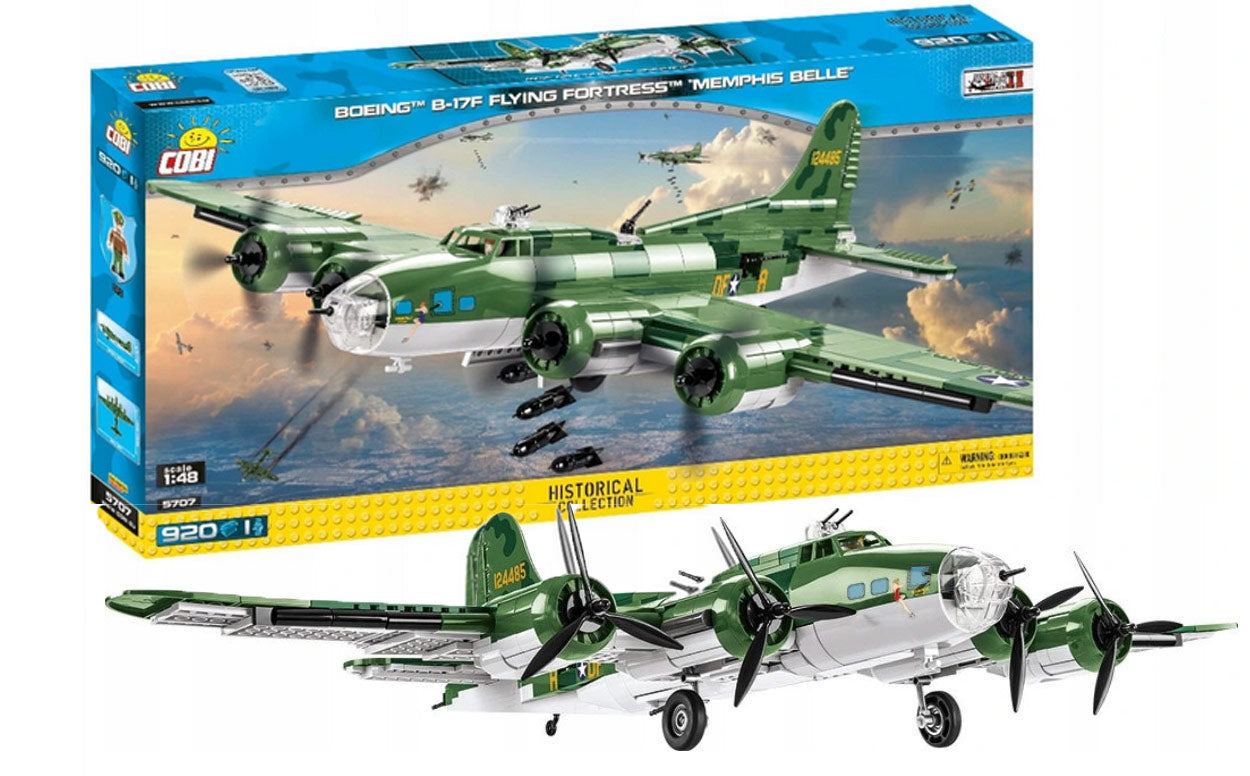 Zusammengebautes Modell Boeing B-17F Cobi, 5707, 920 d. 