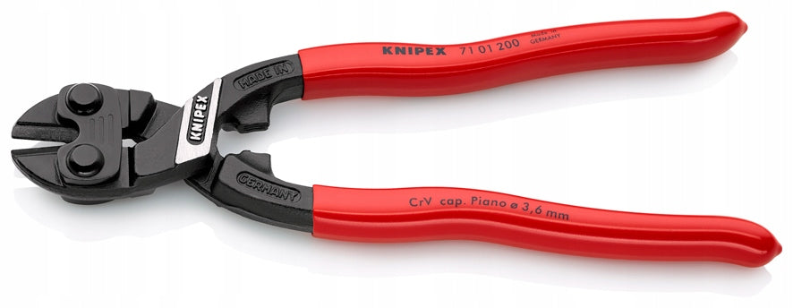 COBOLT 200MM 71 01 200 KNIPEX ARTICULATED CUTTING PLIERS EAN (GTIN) 4003773033165