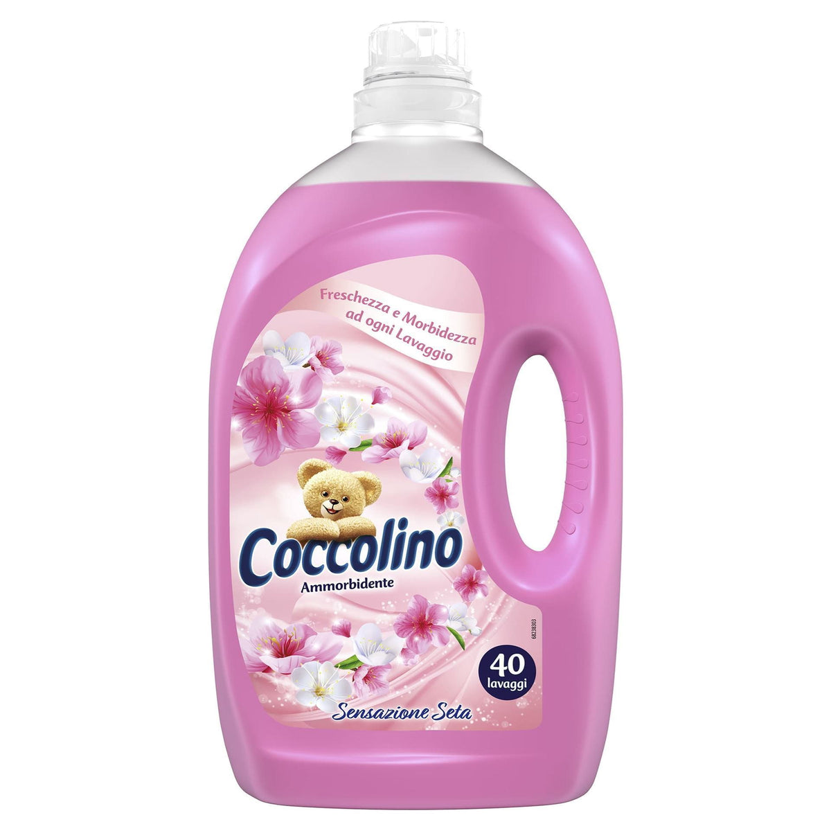 COCCOLINO FABRIC CLOTHES SOFTENER SENSAZIONE SETA 3L ITALIAN 40WASHES