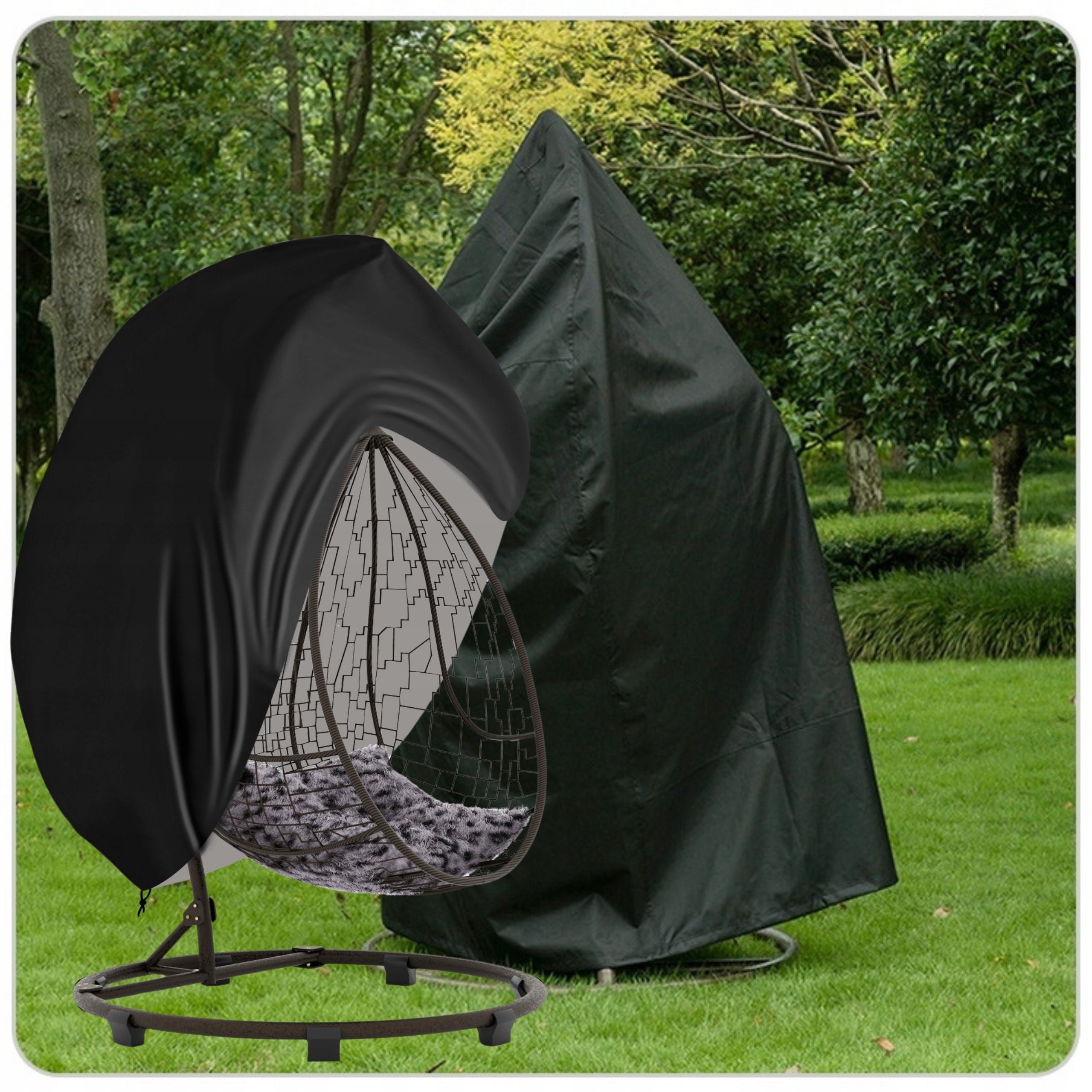 COCOON COVER GARDEN HANGING CHAIR DOUBLE BASKET COVER QUALITY