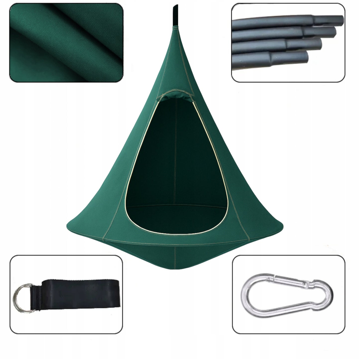 COCOON HANGING TENT FOR CHILDREN SWING NEST FOR GARDEN ROOM 100x110 Manufacturer Chill&Thrill