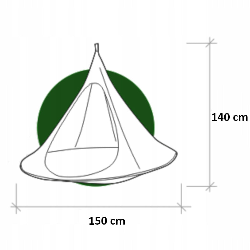 COCOON HANGING TENT FOR CHILDREN SWING NEST FOR GARDEN ROOM 150x140 Manufacturer code UFO150
