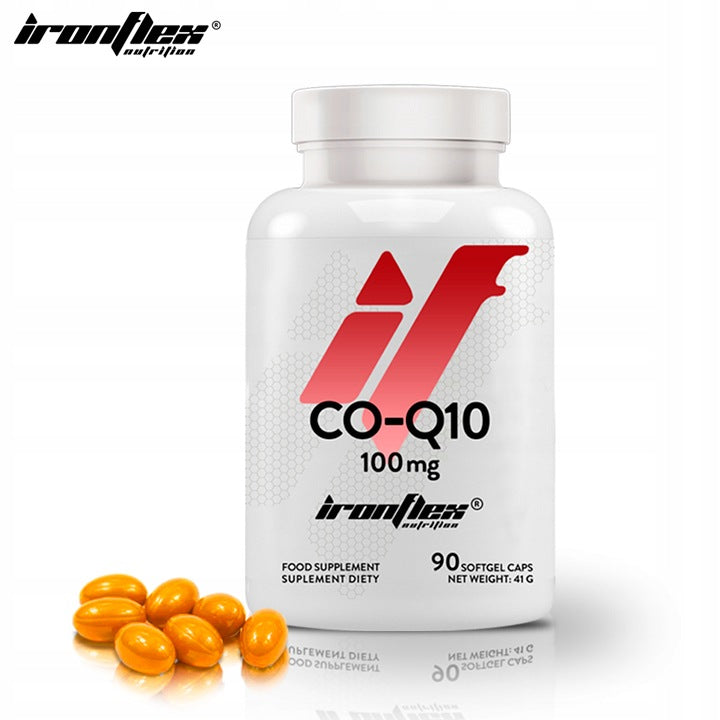 COENZYME Q10 100mg IronFlex 90capsules UBIQUINONE Heart Support COENZYME Medical device no