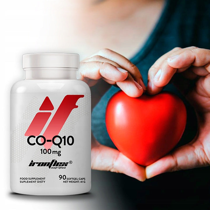 COENZYME Q10 100mg IronFlex 90capsules UBIQUINONE Heart Support COENZYME Packaging status original