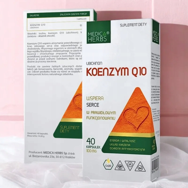 COENZYME Q10+ Circulation Heart Fatigue Youth Skin 35+ Sport|100% Original
