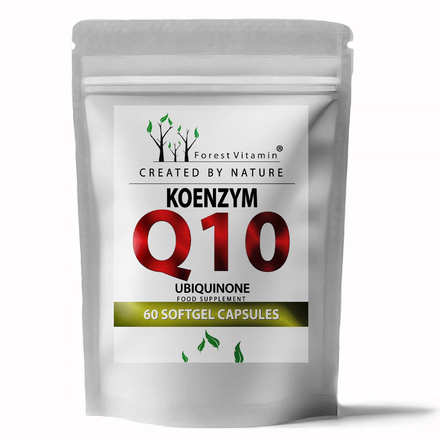 COENZYME Q10 UBIQUINONE 60 kaps 100mg IN OIL HEART YOUTH STRENGTH Packaging status original
