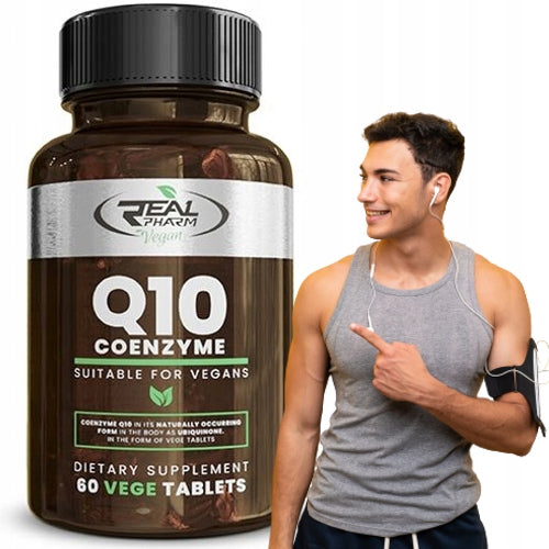COENZYME Q10 VEGE Q10 Coenzyme HEART CIRCULATION PRESSURE Real Pharm 60 tabl.