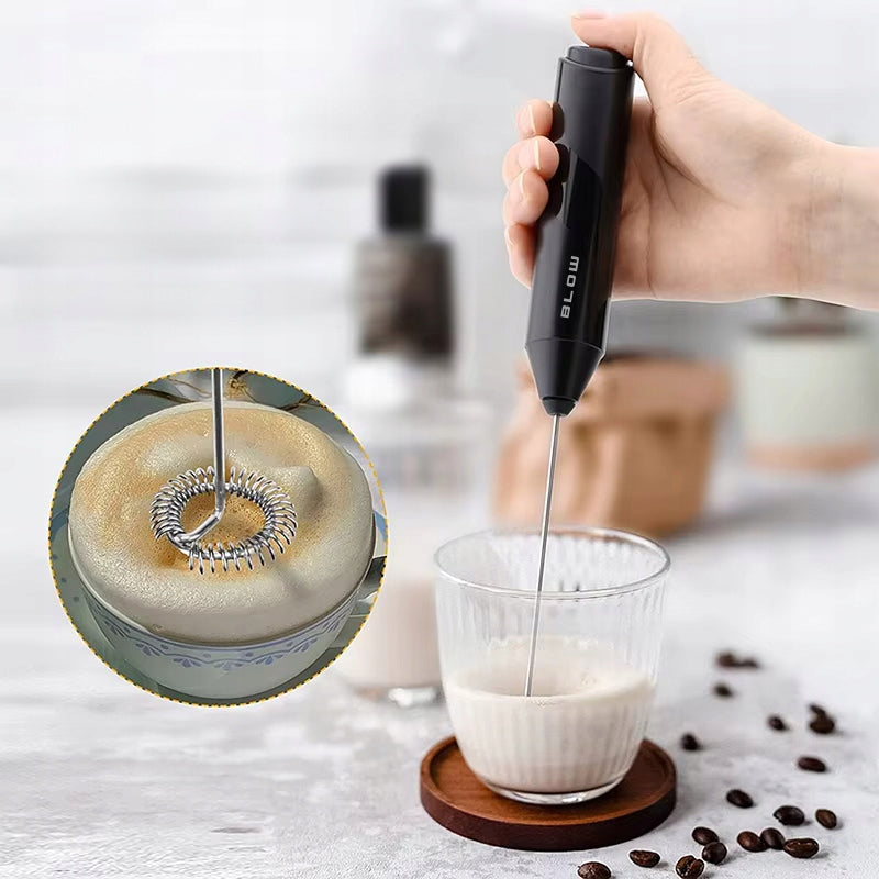 COFFEE EGG MILK FROTHER MINI ELECTRIC MIXER HAND BEATER WAND Packaging status original