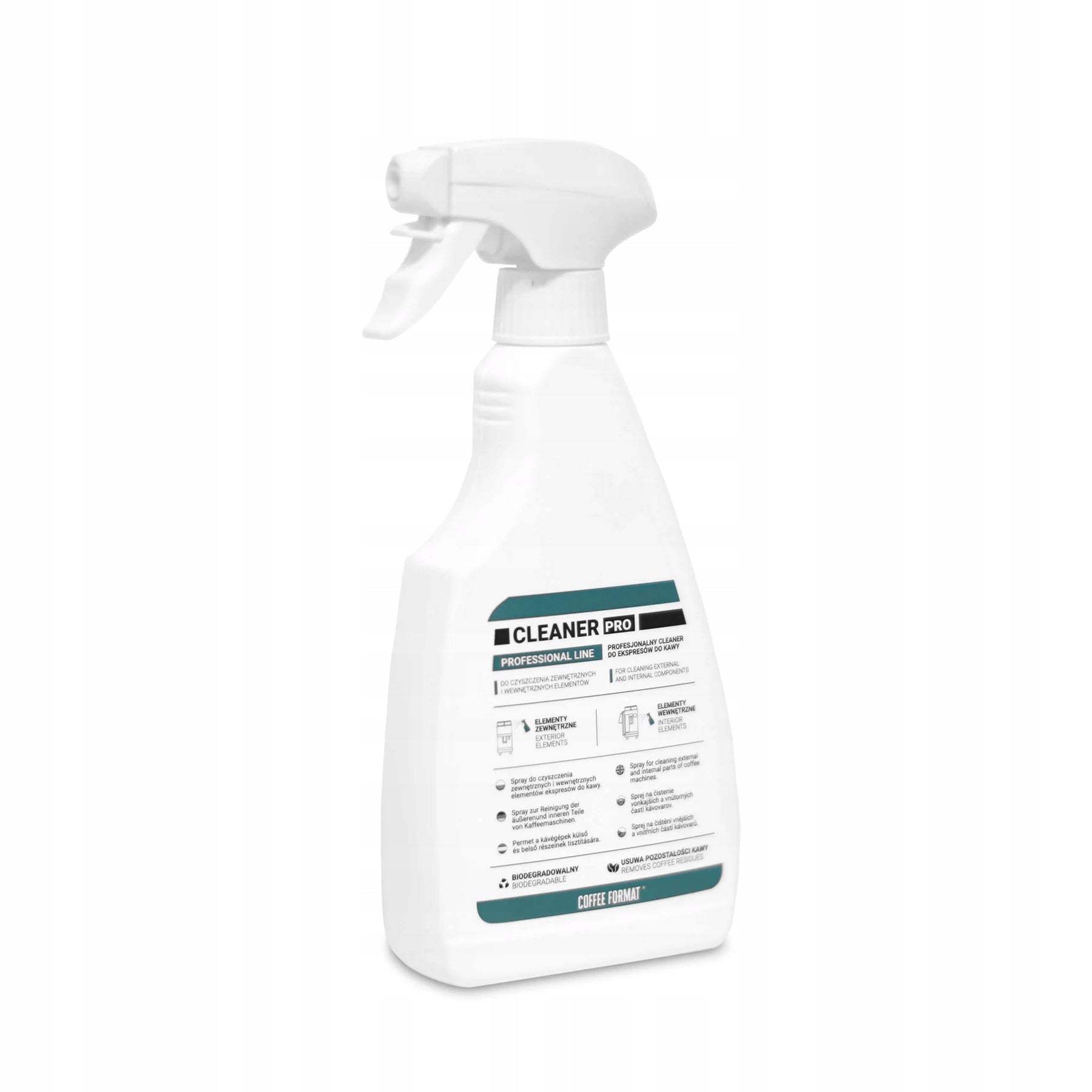 COFFEE FORMAT CLEANER PRO Spray cleaner 500 ml Packaging status original