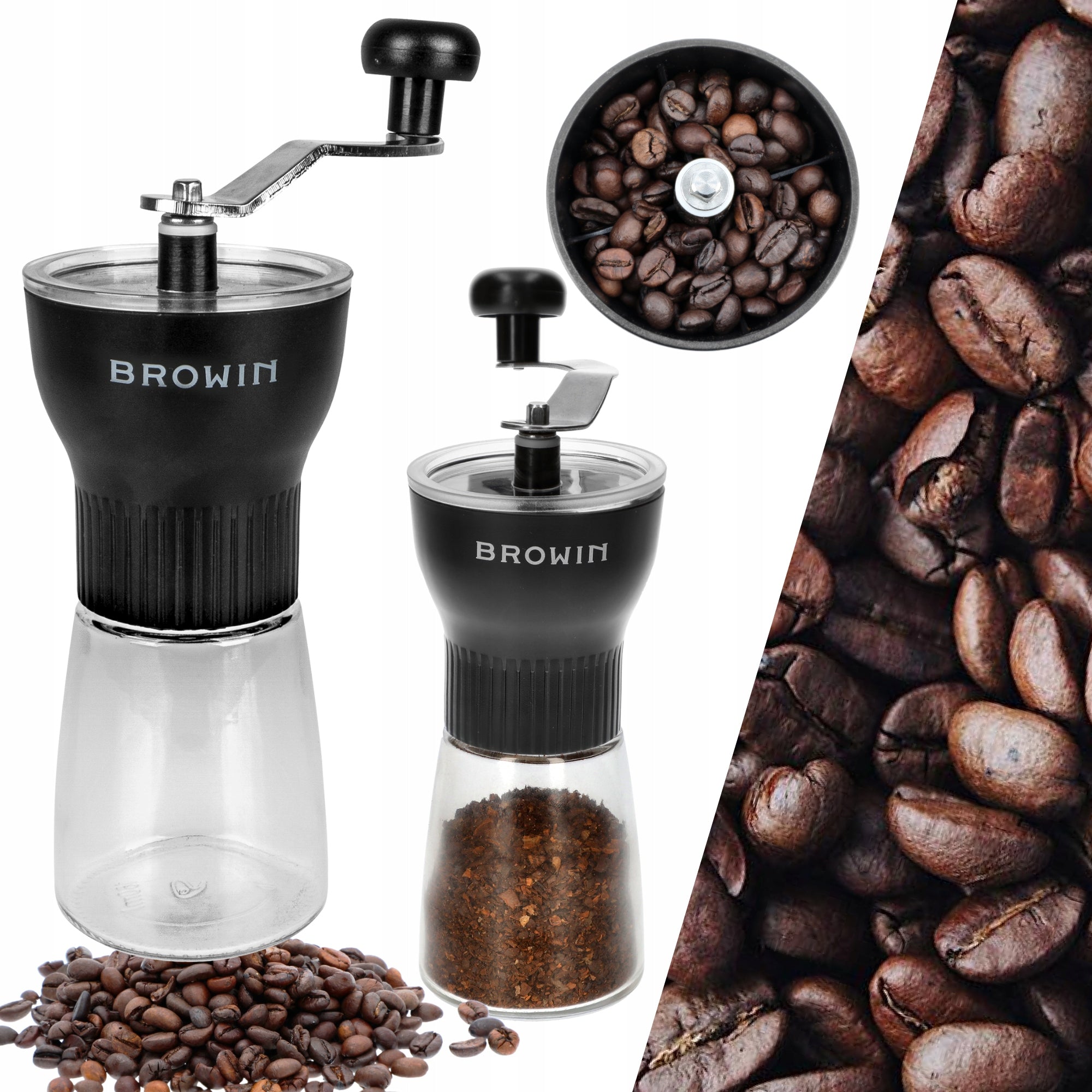 COFFEE GRINDER WITH MANUAL ADJUSTMENT