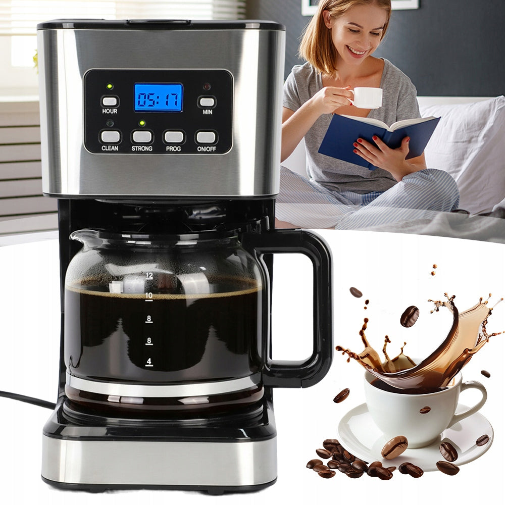 COFFEE MAKER 1,5L TIMER HEATING 2H ANTI-CAKING SYSTEM Packaging status original