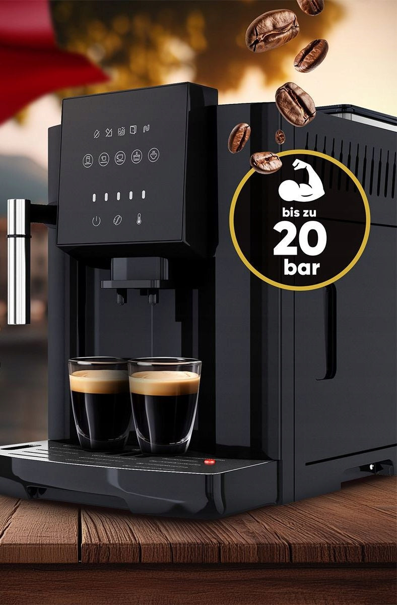 COFFEE MAKER AUTOMATIC Black with Grinder + Foamer Manufacturer code 501281