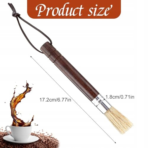 COFFEE MAKER CLEANING BRUSH NATURAL BRISTLES WOODEN HANDLE BARIS Manufacturer code Bez marki