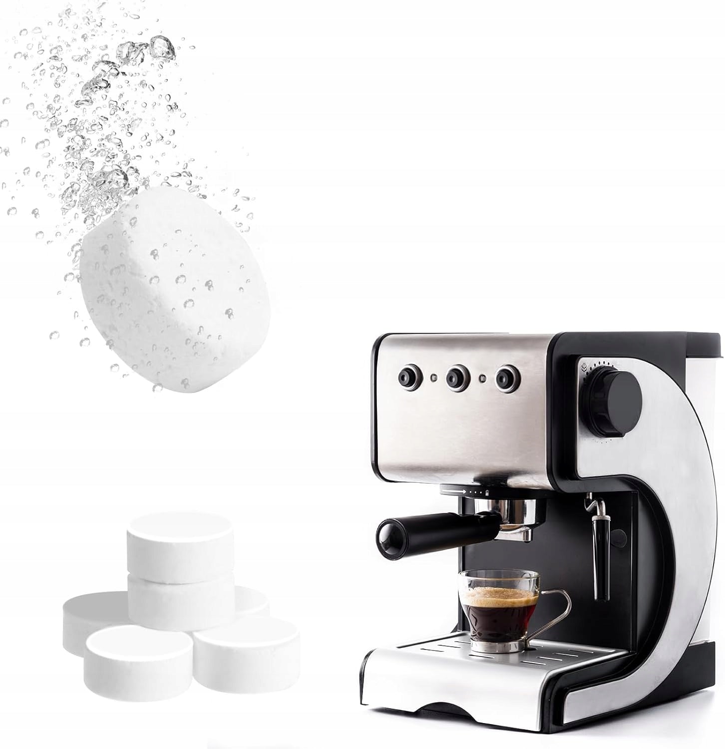 COFFEE MAKER CLEANING TABLETS UNIVERSAL STRONG 50 PIECES