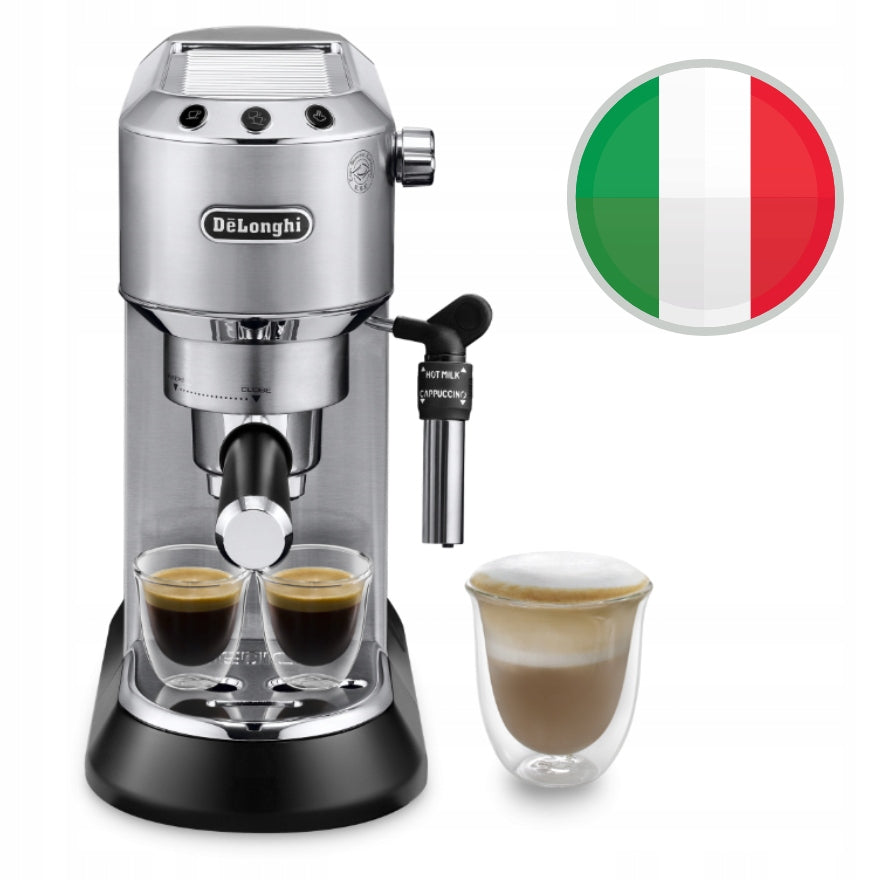 COFFEE MAKER DELONGHI DEDICA 1350W FLASK SILVER STRONG