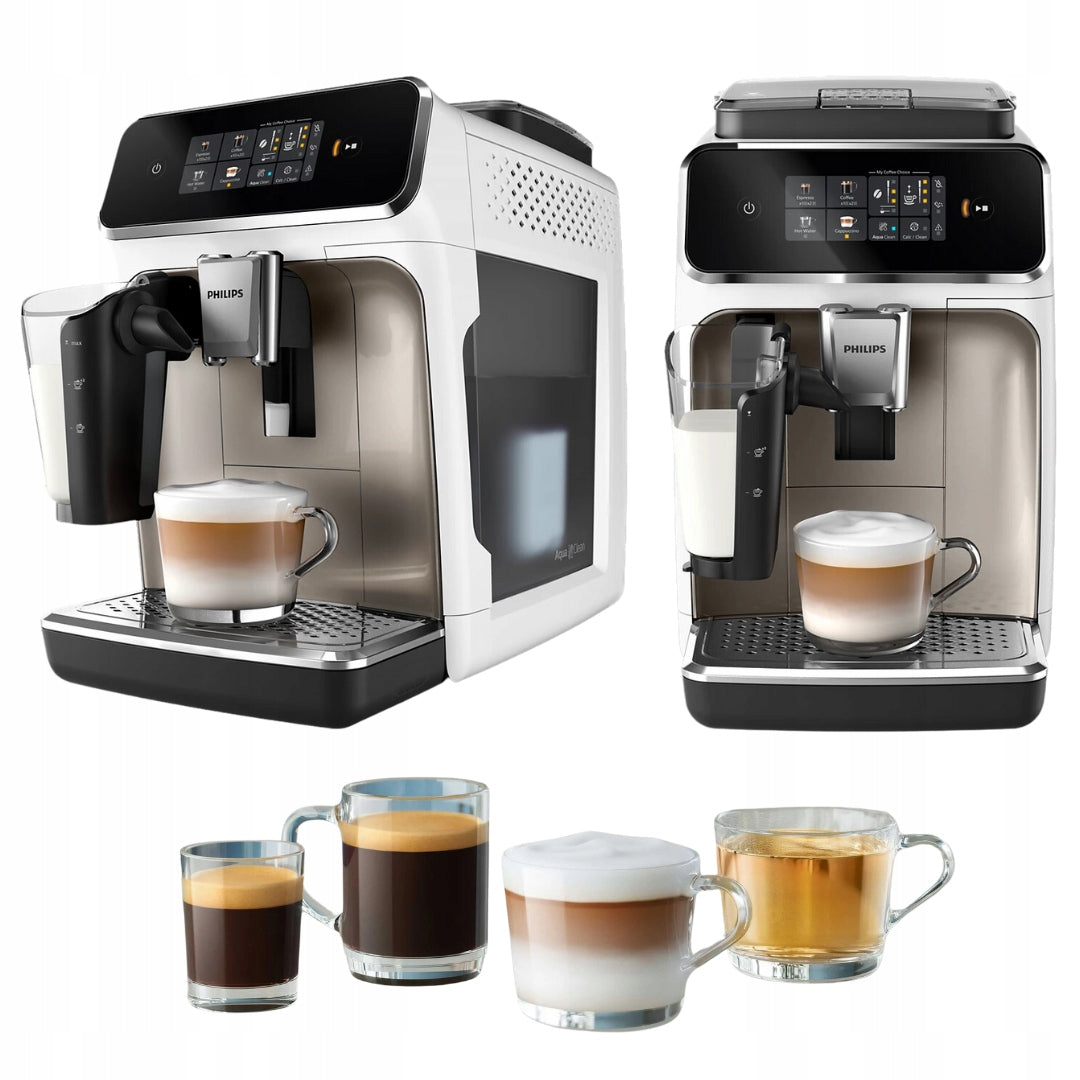 COFFEE MAKER PHILIPS AUTOMATIC PRESSURE 2300 LatteGo 1500 W white