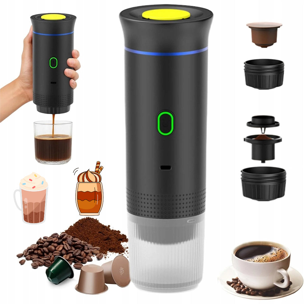 COFFEE MAKER PORTABLE CAPSULE 60ML ELECTRIC BATTERY PACK 2500MAH Brand no brand
