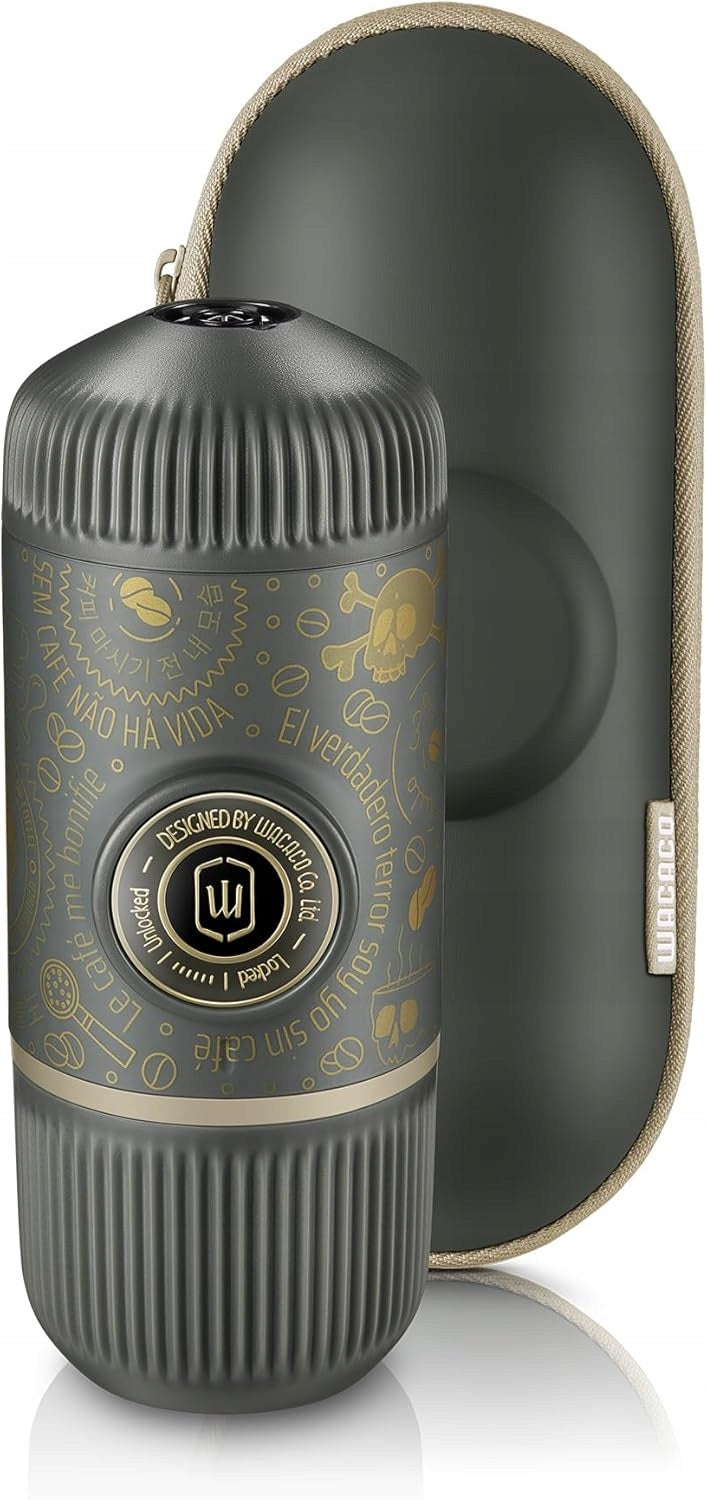 COFFEE MAKER PORTABLE COMPACT ELEGANT PROTECTIVE CASE INCLUDED