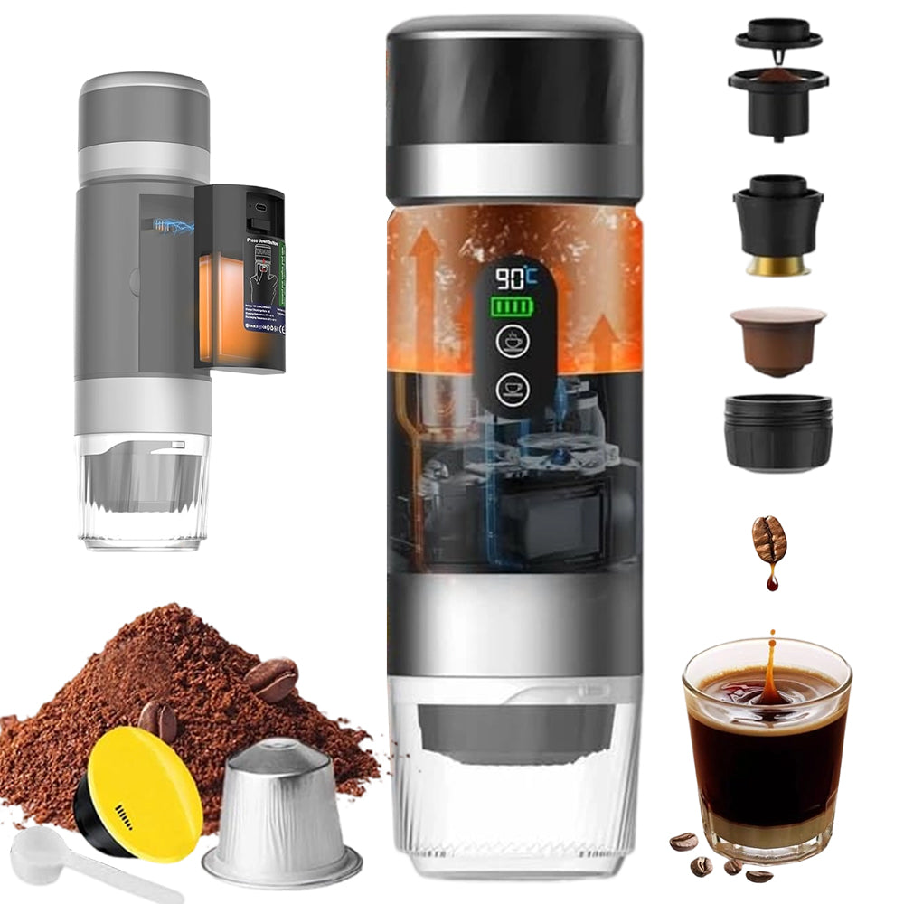 COFFEE MAKER PORTABLE ELECTRIC TRAVEL 20BAR ESPRESS CAPSULES 150ML Brand no brand