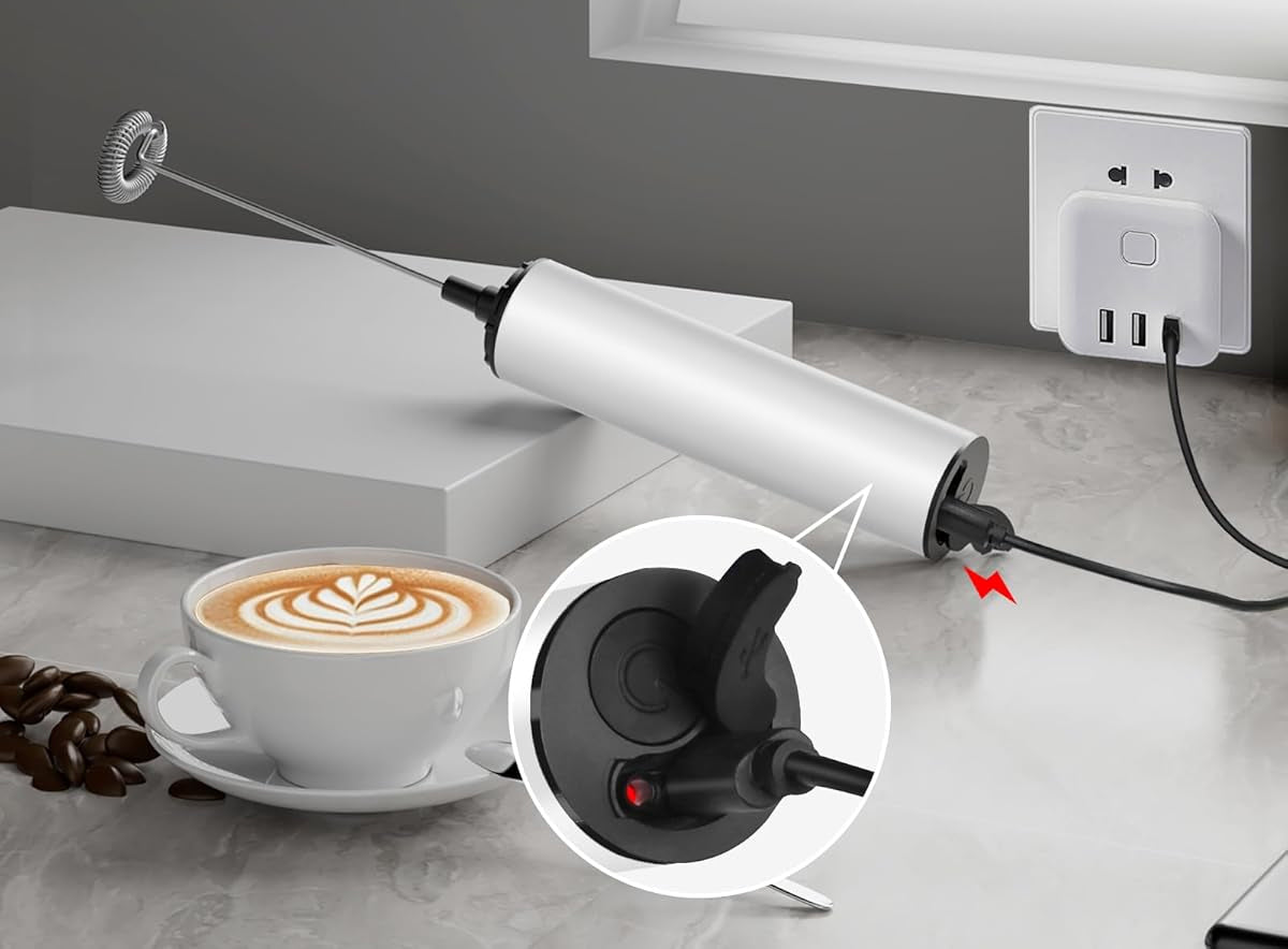 COFFEE MILK FROTHER STAINLESS STEEL 19000 rpm QUIET STRONG Product weight 0.14 kg