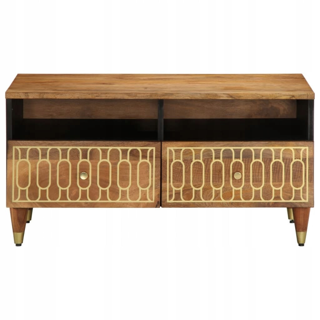 COFFEE TABLE 80X54X40CM SOLID MANGO WOOD Packaging status original