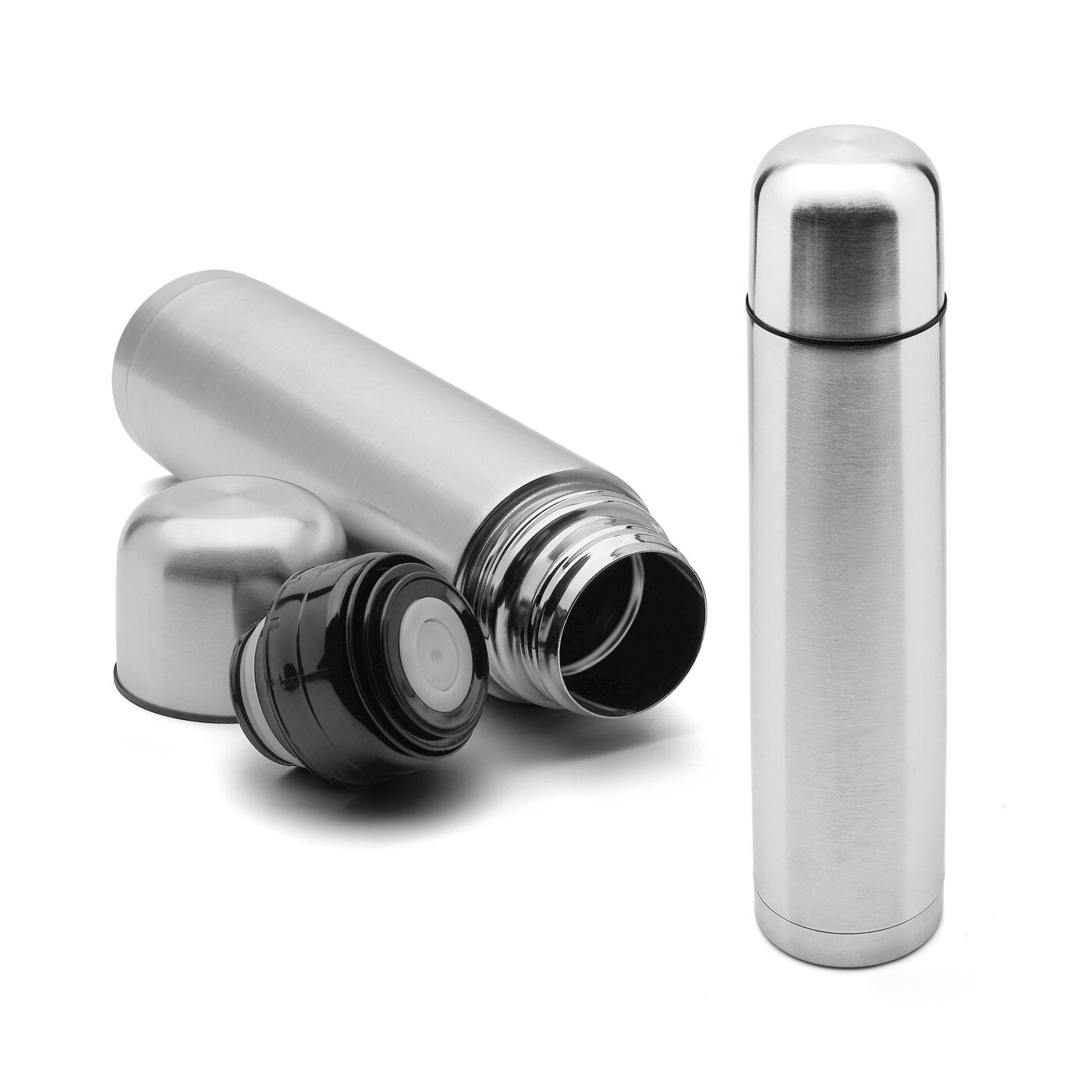 COFFEE THERMOS Stainless Tea DOUBLE WALLS LARGE Vacuum Tadar 1L