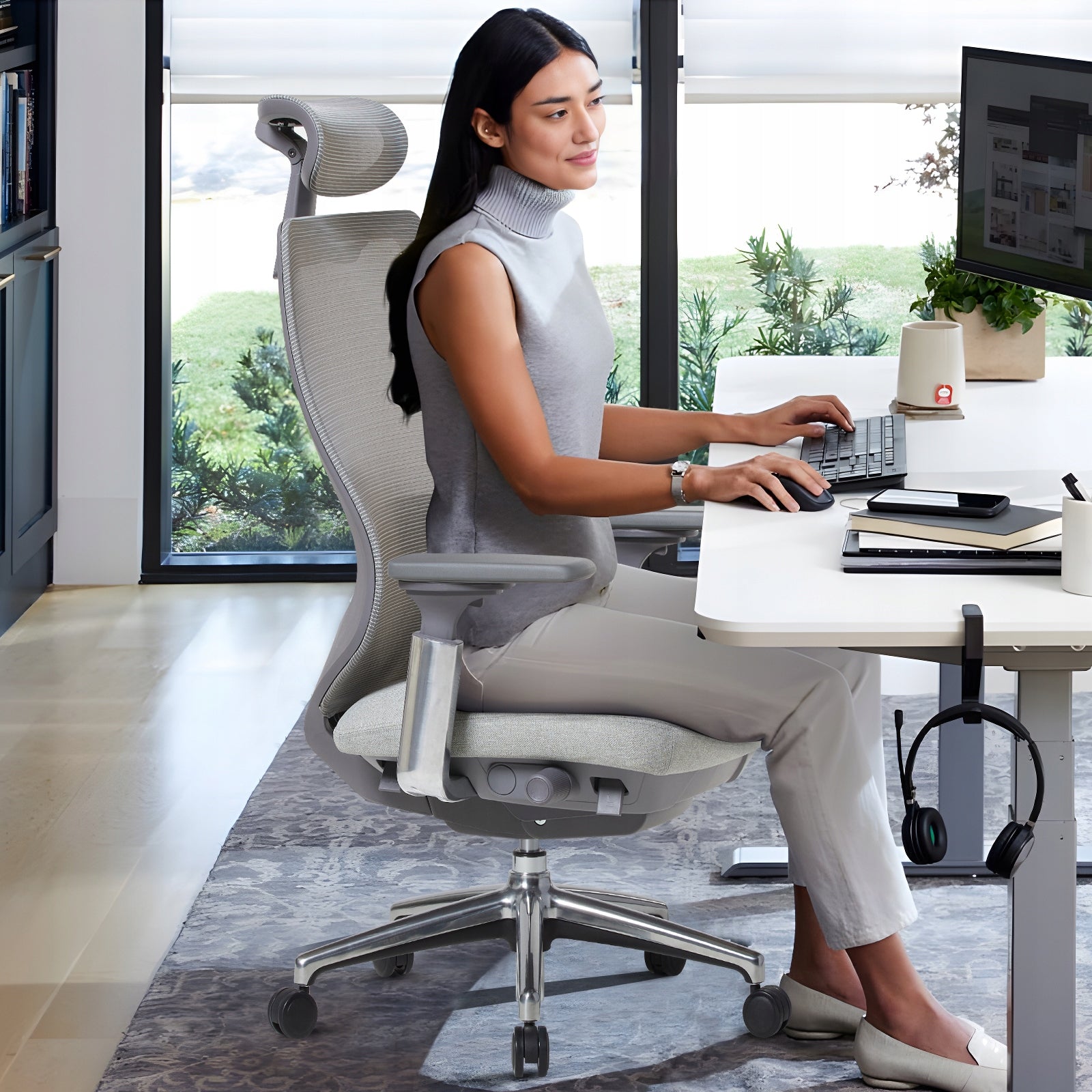 COLAMY Atlas Ergonomic Mesh Office Chair High Back Executive Desk Chair Manufacturer code XK-LGY