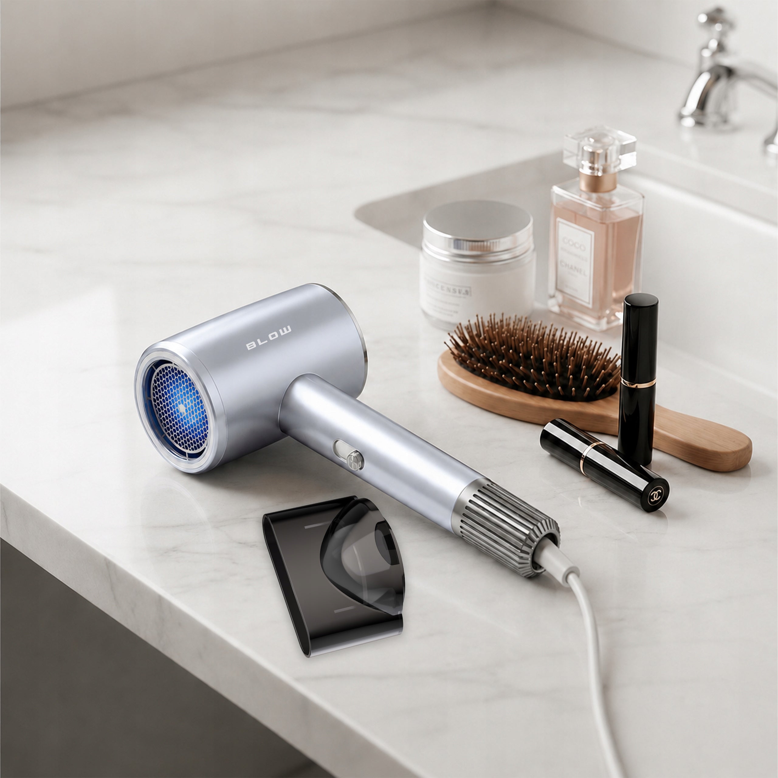 COLD AIR HAIR DRYER STRONG LIGHTWEIGHT SMALL TURBO PROFESSIONAL 1800W Manufacturer code 44-841#
