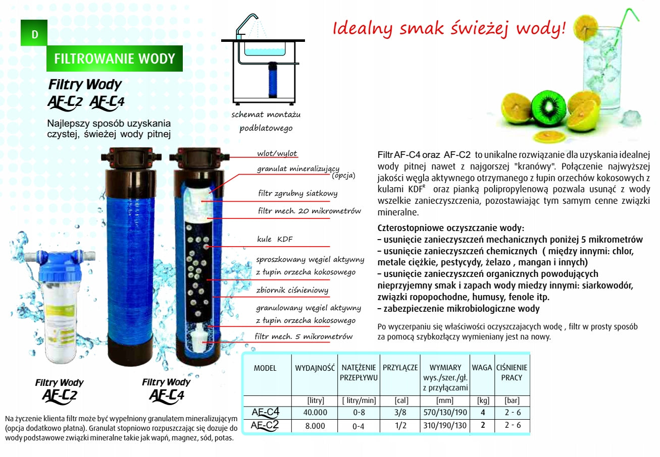 COLD DRINKING WATER FILTER MIJAR AF-C2 8000l Packaging status original