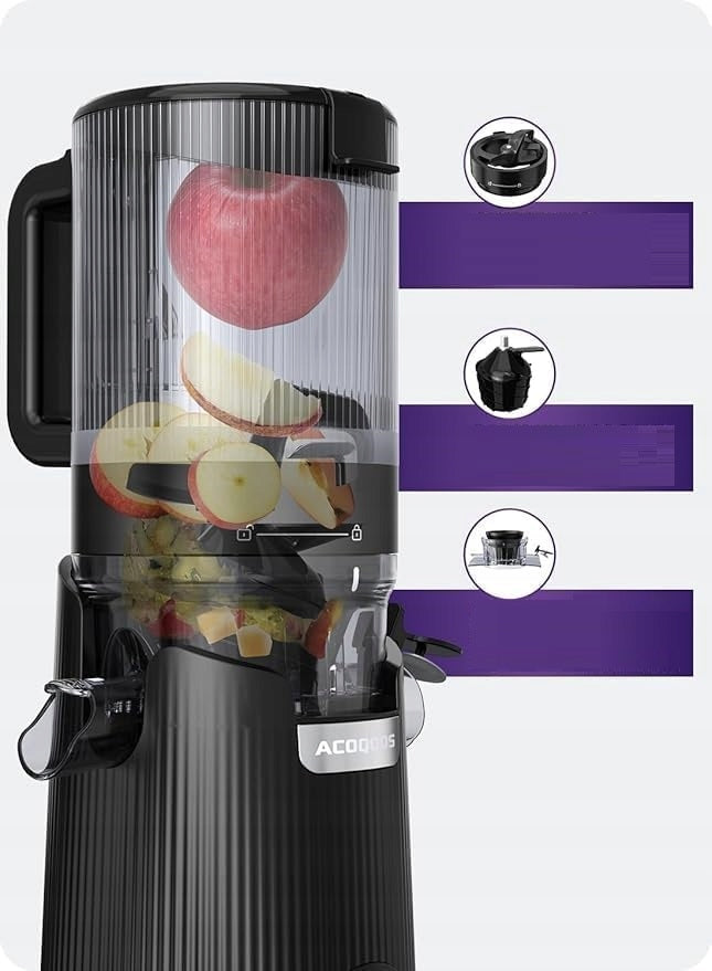 COLD JUICER ACOQOOS WITH LARGE BATCH HOLE CAPACITY 1,8L Manufacturer code B0DHTR4MTB