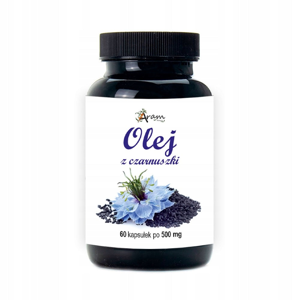 COLD PRESSED OIL NIGELLA EGYPTIAN NIGELLA SATIVA 500 mg 60 kaps