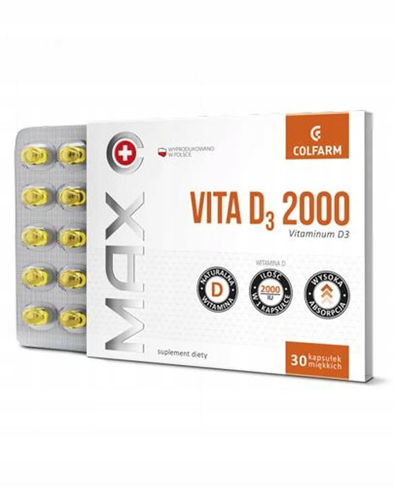 COLFARM MAX VITA D3 2000 30 caps.