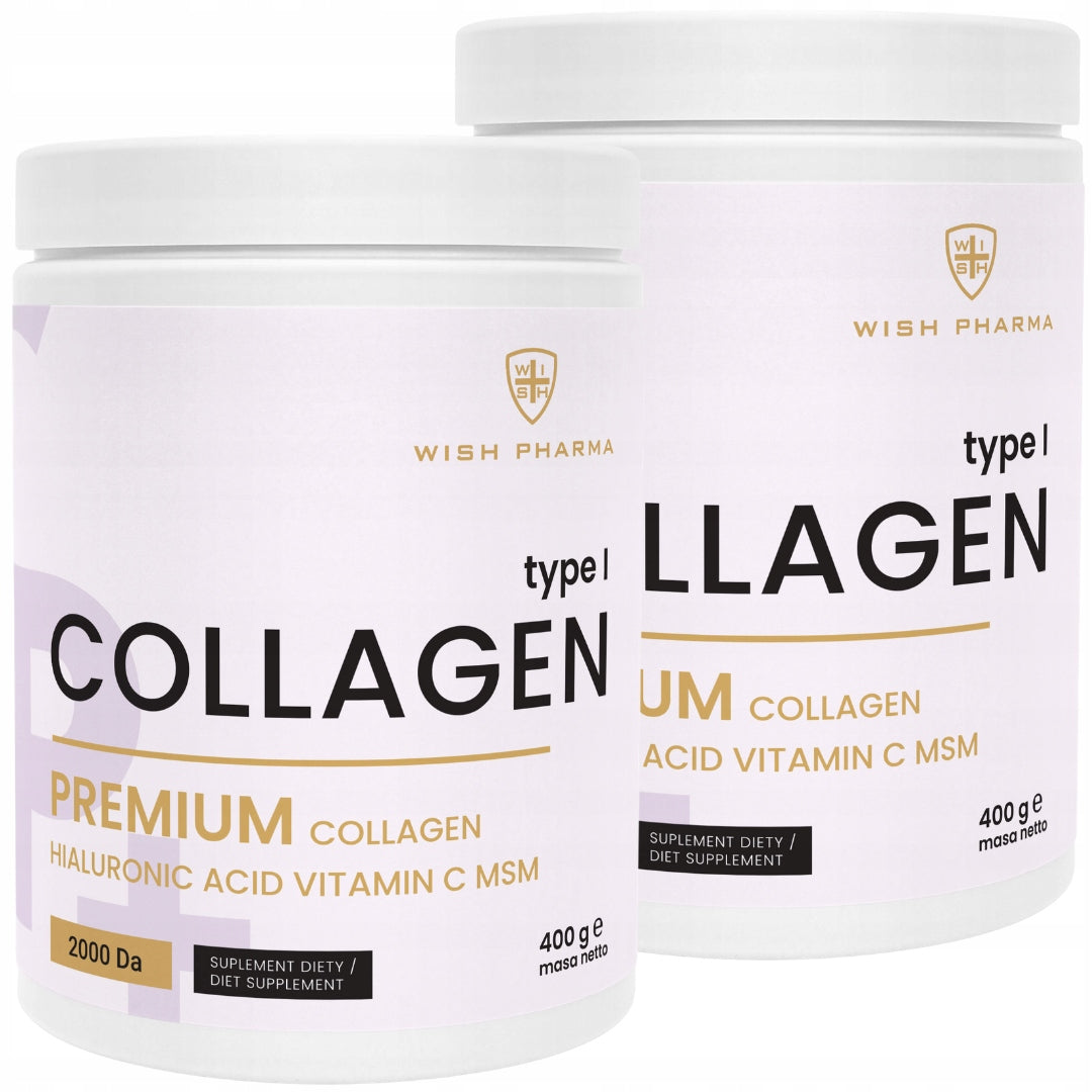 COLLAGEN 10 000 mg Fish Hyaluronic Acid MSM Vitamin C Skin Joints 800 g