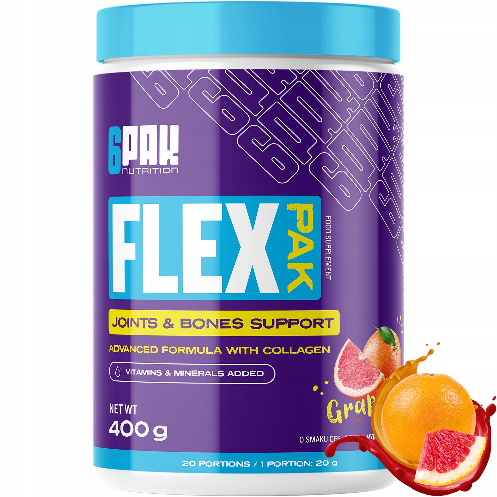 COLLAGEN 10000 MG Complex of 10 Ingredients Strong Joints Bones FLEX PAK 400G
