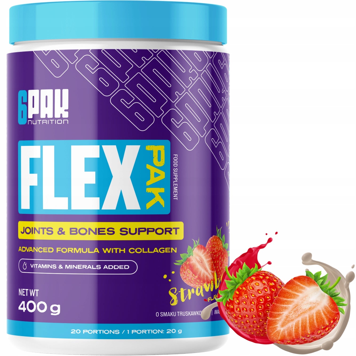 COLLAGEN 10000 MG Complex of 10 Ingredients Strong Joints Bones FLEX PAK 400G