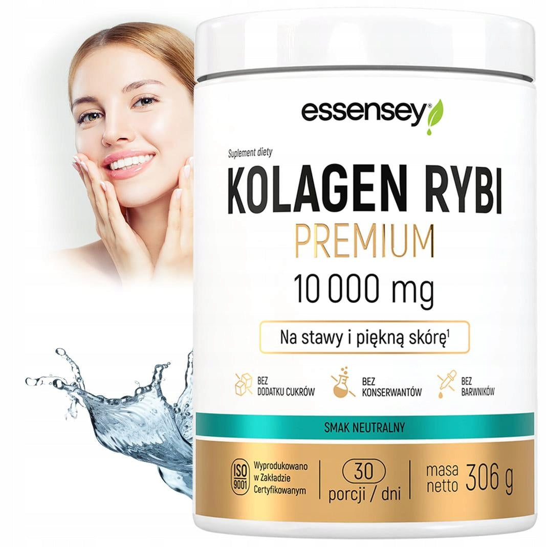 COLLAGEN FISH 10000 mg Premium JOINTS SKIN HAIR NAILS Hyaluron Wit C D3
