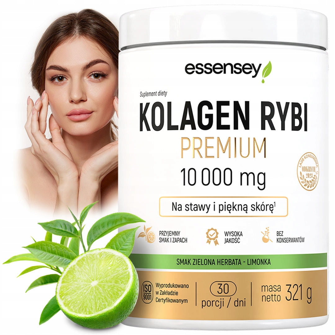 COLLAGEN FISH 10000 mg Premium JOINTS SKIN HAIR NAILS Hyaluron Wit C D3