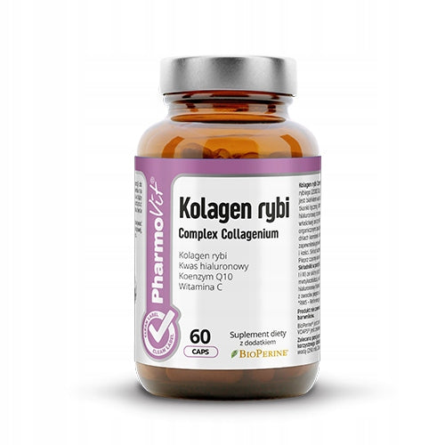 COLLAGEN FISH COMPLEX GLUTEN-FREE 60 CAPSULES - PHARMOVIT (CLEAN LABEL)