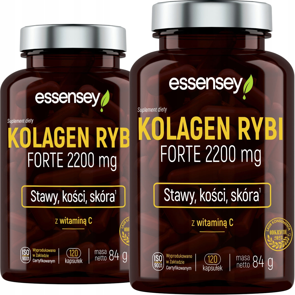COLLAGEN FISH FORTE STRONG JOINTS SKIN BONES + VITAMIN C MARINE COLLAGEN