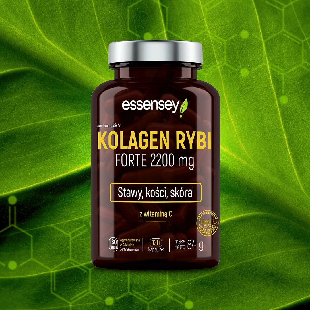 COLLAGEN FISH FORTE Strong Joints Bones Skin + VITAMIN C MARINE COLLAGEN Packaging status original